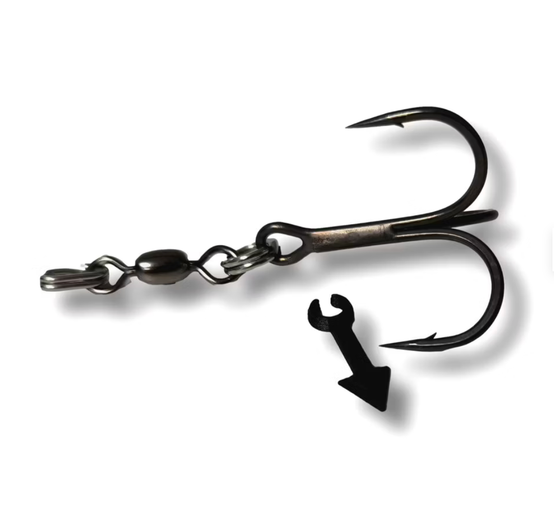 Pikecraft - PELAGIC STINGER Big | 1x Stinger Rig mit 2/0 BKK Spear-21SS + 1x Quick Pin Big