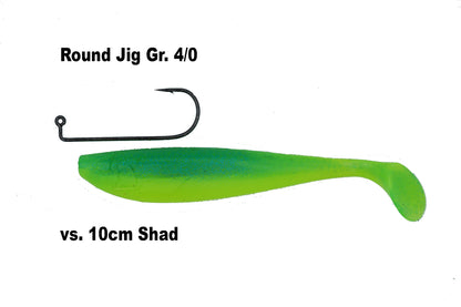 Maruto Round Jig Jighaken - lose (50x Stück)